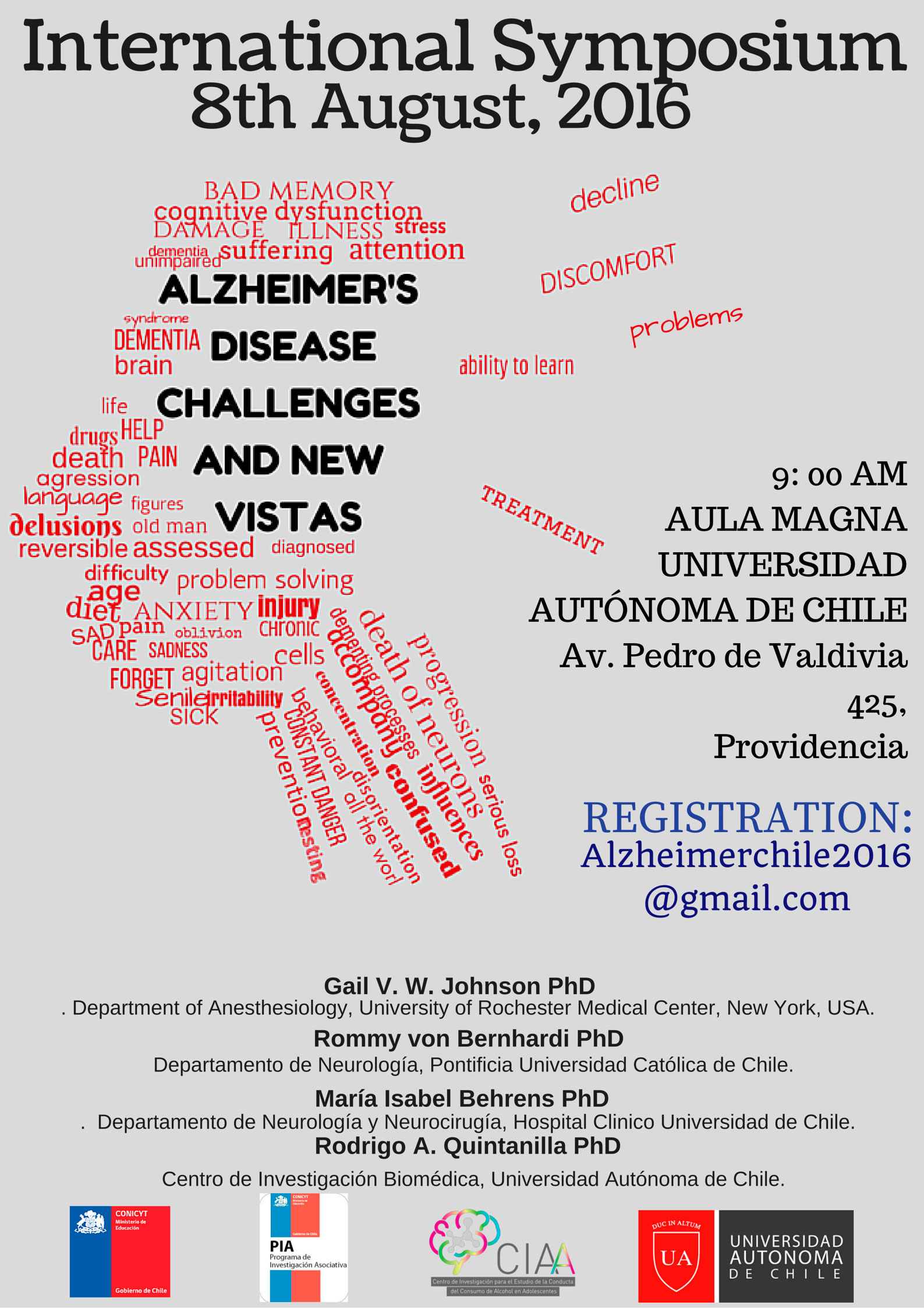 International Symposium AD Poster 2016