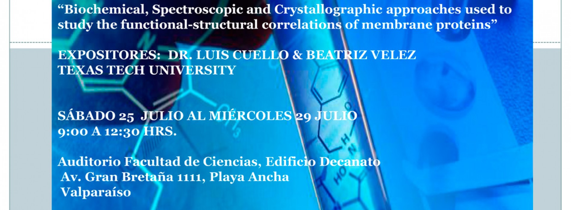 INTERNATIONAL WORKSHOP: «Biochemical Spectroscopic and Crystallographic approaches used to study the functional- structural correlations of membrane proteins»