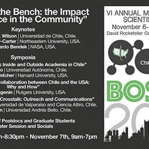 BOSTON 2015 VI Annual Meeting of Chilean Scientist in the USA, November 6-7, Harvard University