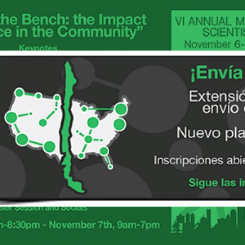 ¡Atención, nuevo plazo envío de resúmenes! hasta el 22 de Octubre. VI reunión anual Nexos Chile-USA 2015 – cierre de las inscripciones es el viernes 30 de octubre.