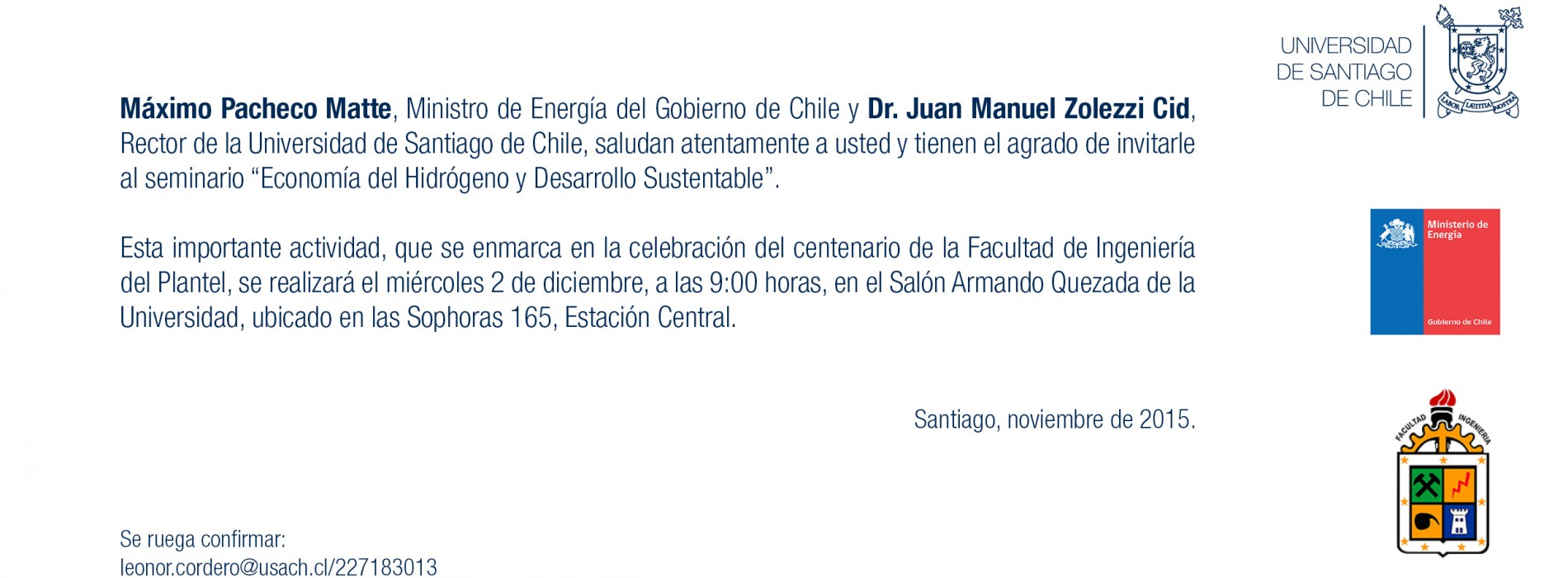 Hydrogen "Hydrogen and sustainable economy" seminar