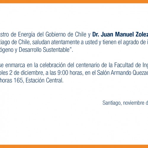 Seminario del hidrógeno “Economía del hidrógeno y desarrollo sustentable”