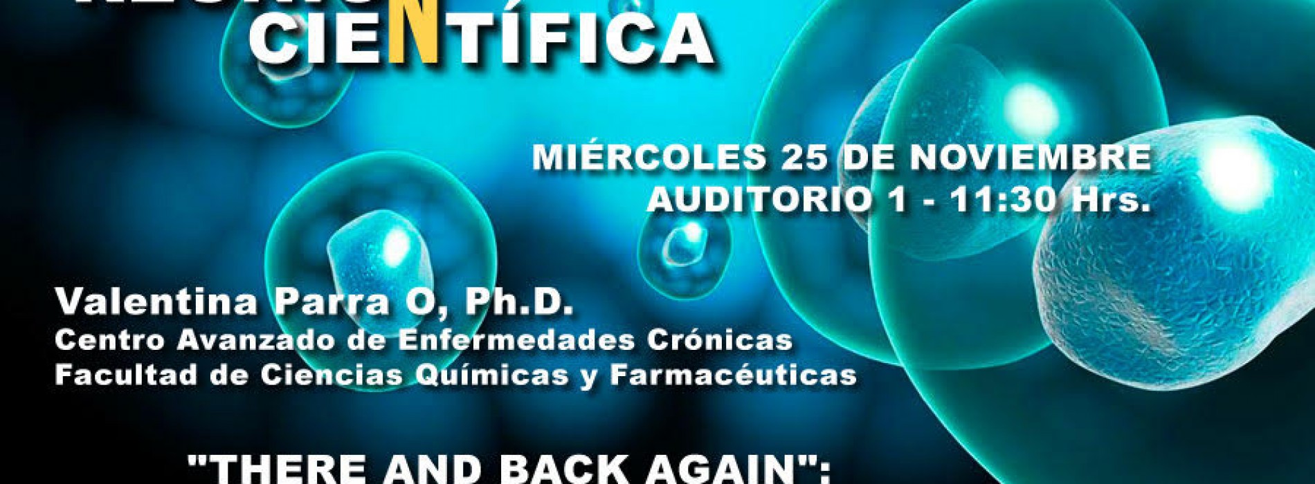 Reunión científica «There and back again»: De la Mitocondria a las células madre
