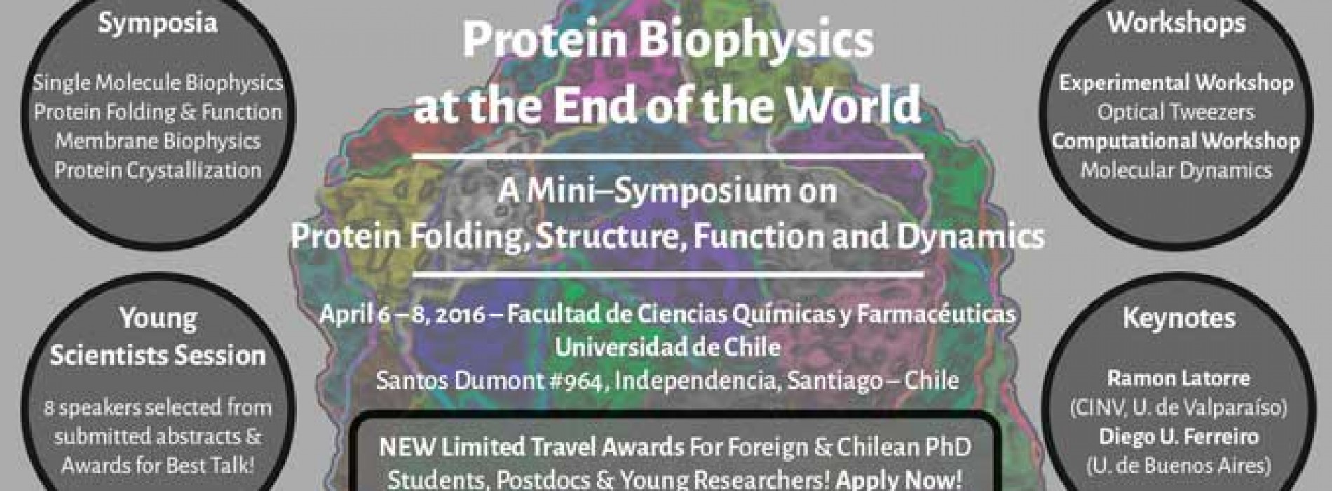 Protein Biophysics at the End of the World Sociedad de Bioquímica y Biología Molecular de Chile