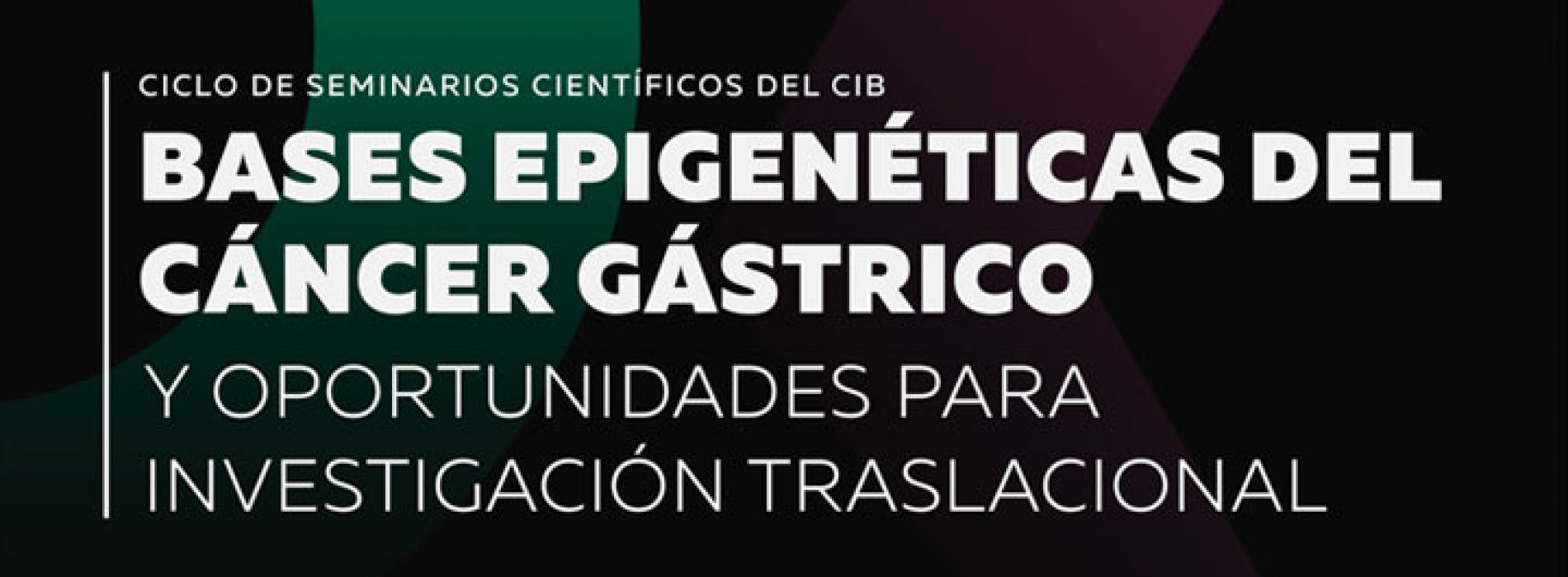 Invitación al seminario del Dr. Alejandro Corvalán: “Bases Epigenéticas del Cáncer Gástrico y Oportunidades para Investigación Traslacional”