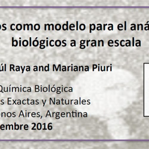 Curso de postgrado: «Bacteriófagos como modelo para el análisis de datos biológicos a gran escala»