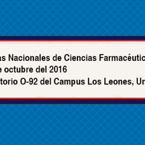 ¡¡Participa en las II Jornadas Nacionales de Ciencias Farmacéuticas y Bioquímicas- 21 y 22 de octubre!