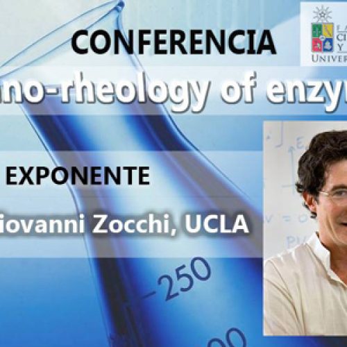 Charla Nano-rheology of enzymes, Dr. Giovanni Zocchi