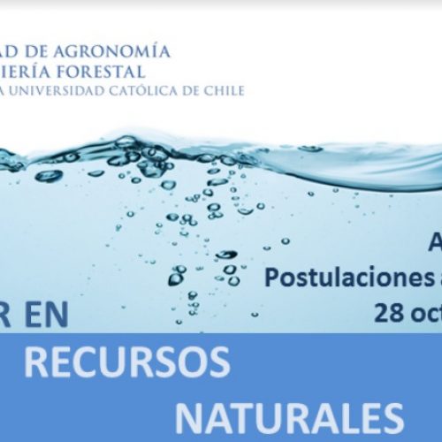Magister en Recursos Naturales – Pontificia Universidad Católica de Chile – Admisión 2017
