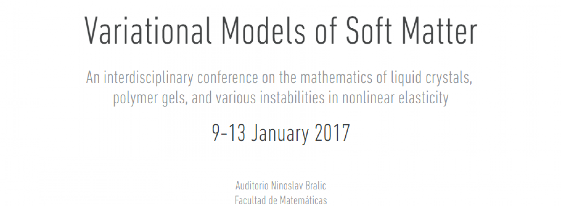 Variational Models of Soft Matter