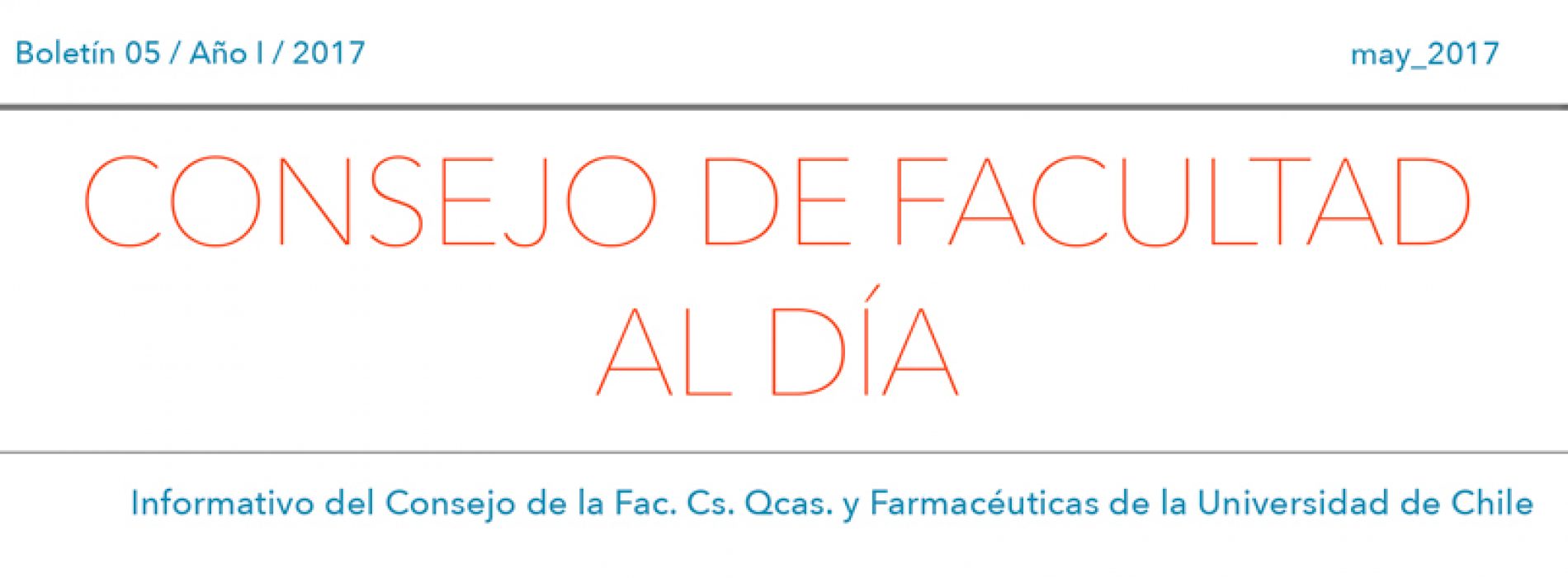 Boletín Nº5 Consejo de Facultad al Día