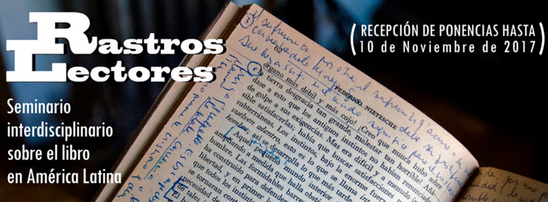 Call for seminar on the book in Latin America insterdisciplinario #RastrosLectores