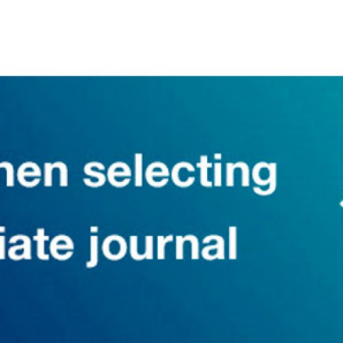 Here’s a training video to help with ‘Selecting the Appropriate Journal’