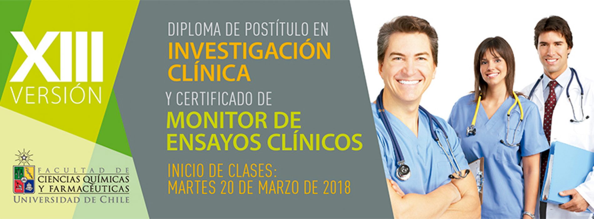 Postula al Diploma de Postítulo en Investigación Clínica y Certificado de Monitor en Ensayos Clínicos de la Universidad de Chile