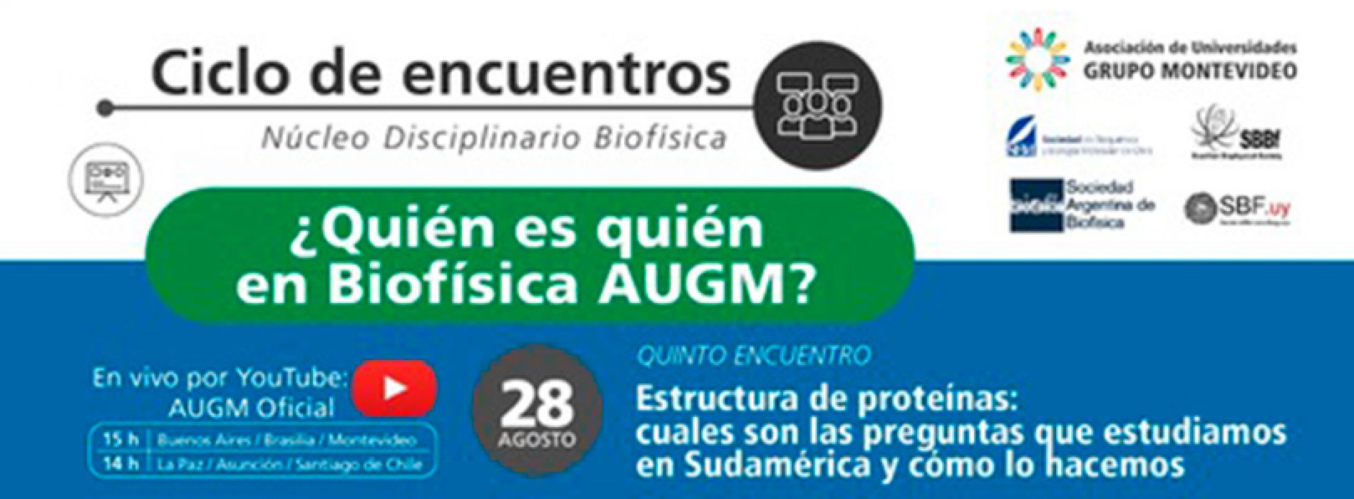 Meeting cycle: Who is who in AUGM Biophysics?