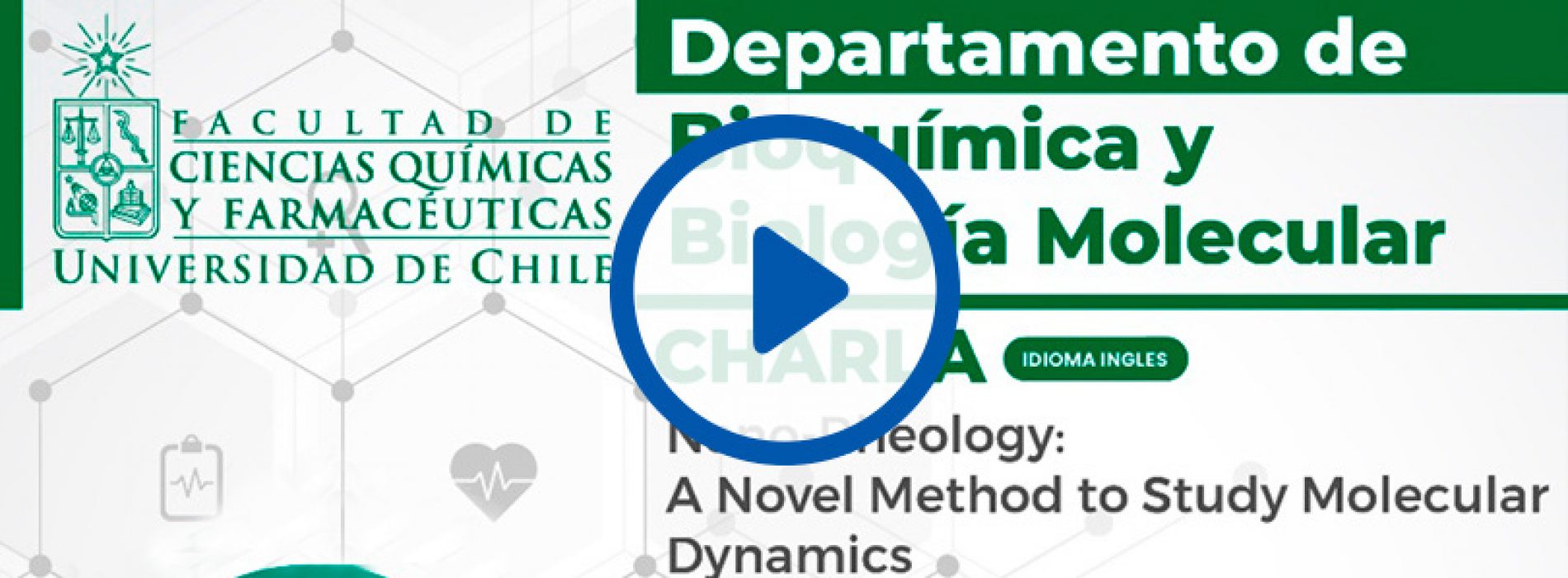 Video charla «Nano-Rheology: a novel method to study molecular dynamics»