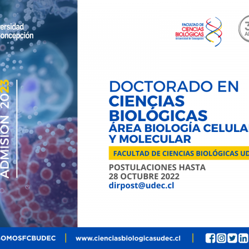 PhD in Biological Sciences, Universidad de Concepción 2023