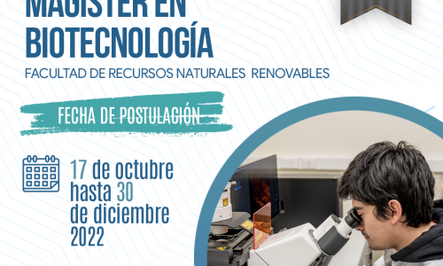 Magíster en Biotecnología