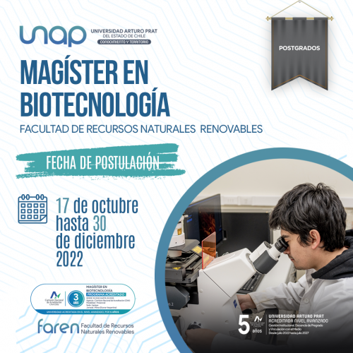 Magíster en Biotecnología